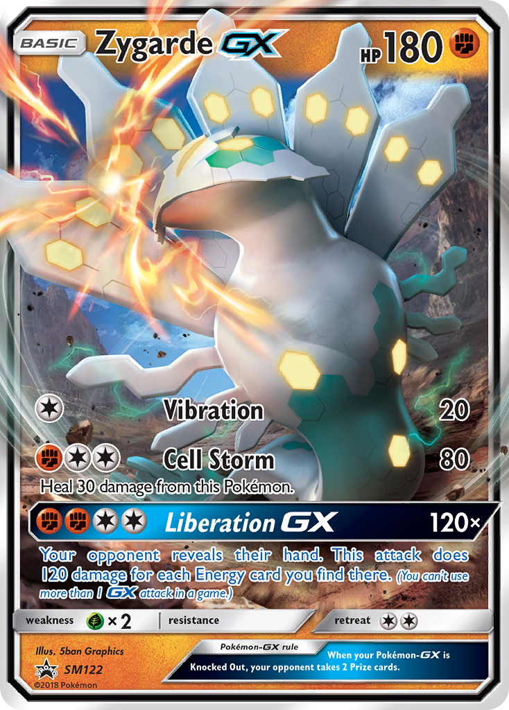 Zygarde-GX – SM Black Star Promos SM122 Pokémon card