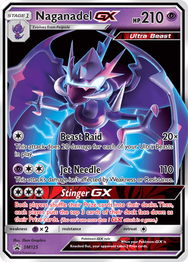Naganadel-GX - SM Black Star Promos SM125