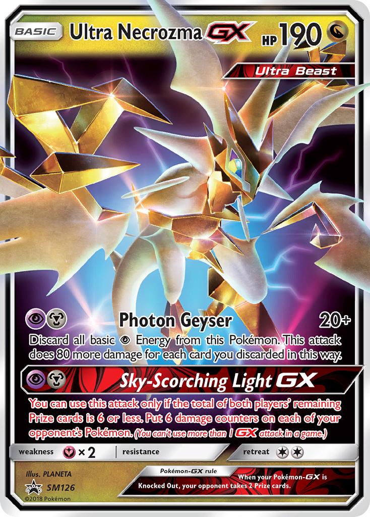Ultra Necrozma-GX – SM Black Star Promos SM126 Pokémon card