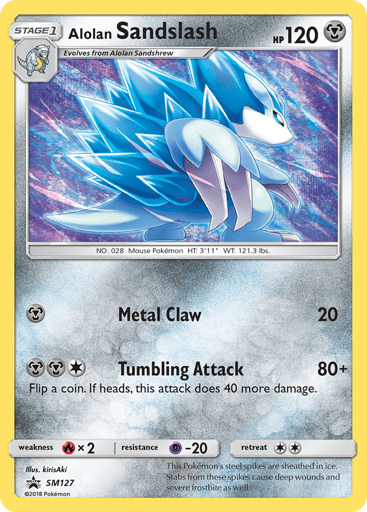 Alolan Sandslash - SM Black Star Promos SM127