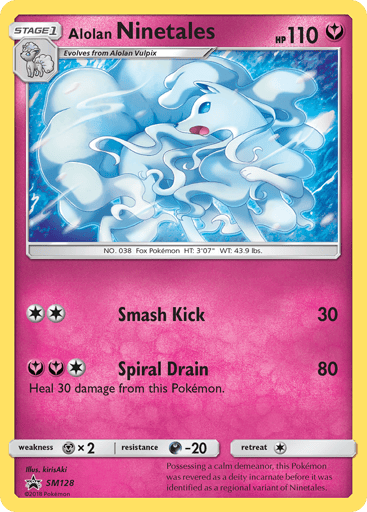 Alolan Ninetales - SM Black Star Promos SM128