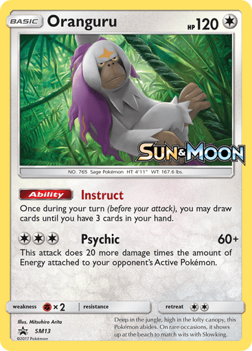 Oranguru - SM Black Star Promos SM13