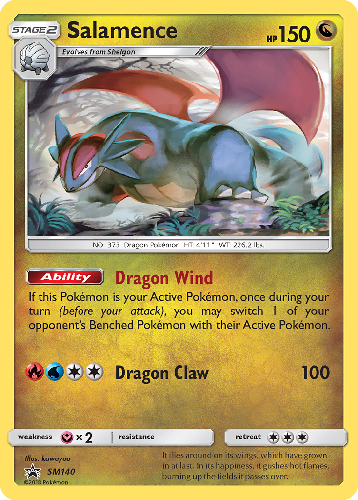 Salamence – SM Black Star Promos SM140 Pokémon card