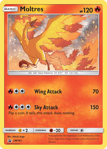 Moltres - SM Black Star Promos SM143
