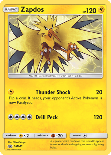 Zapdos - SM Black Star Promos SM145