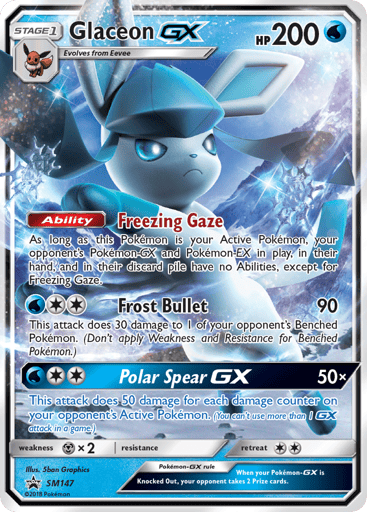 Glaceon-GX - SM Black Star Promos SM147