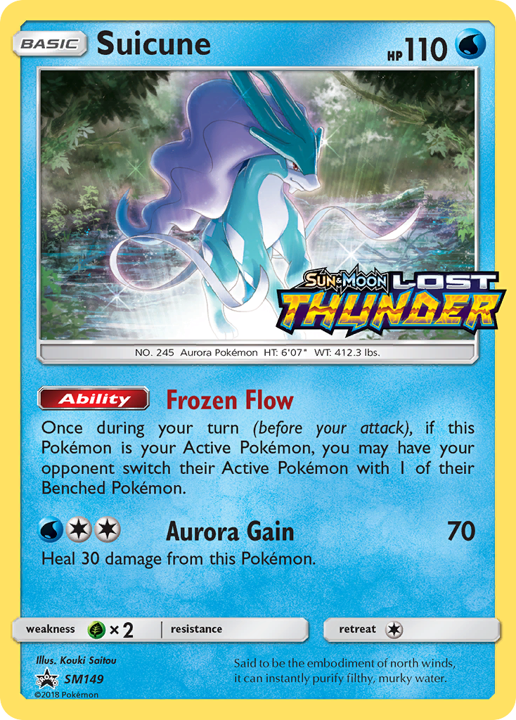 Suicune – SM Black Star Promos SM149 Pokémon card