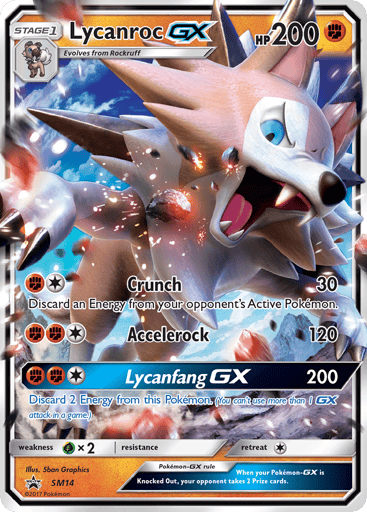 Lycanroc-GX - SM Black Star Promos SM14