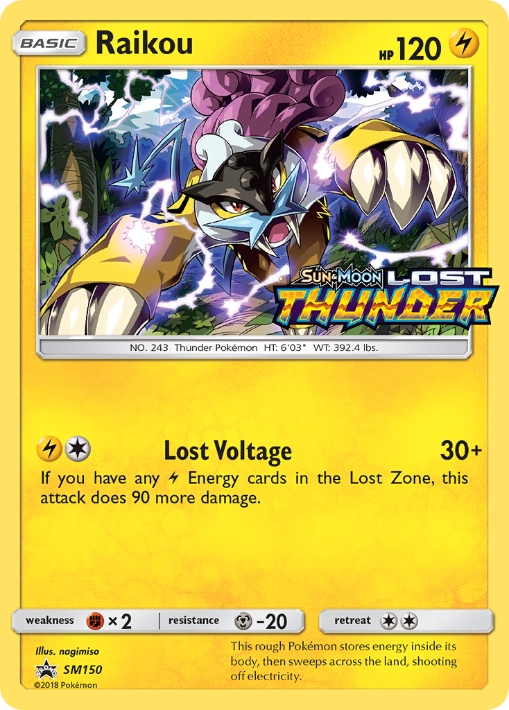 Raikou – SM Black Star Promos SM150 Pokémon card