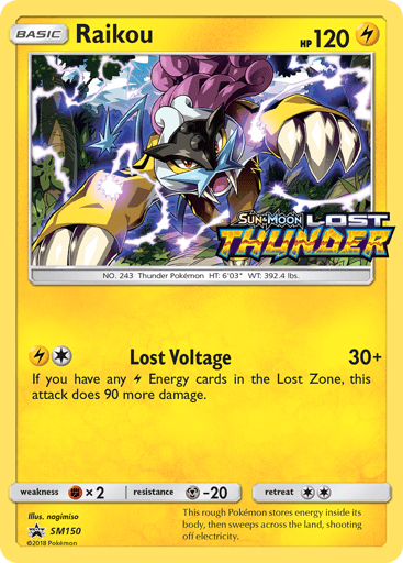 Raikou - SM Black Star Promos SM150