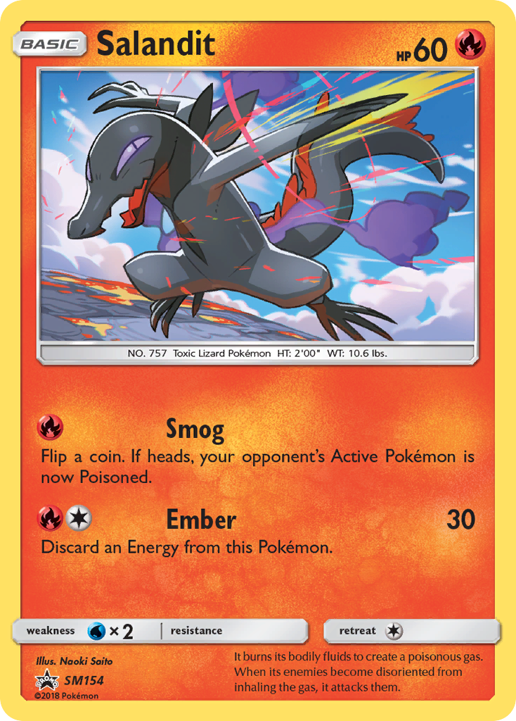 Salandit – SM Black Star Promos SM154 Pokémon card
