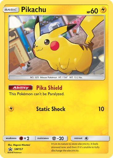 Pikachu - SM Black Star Promos SM157