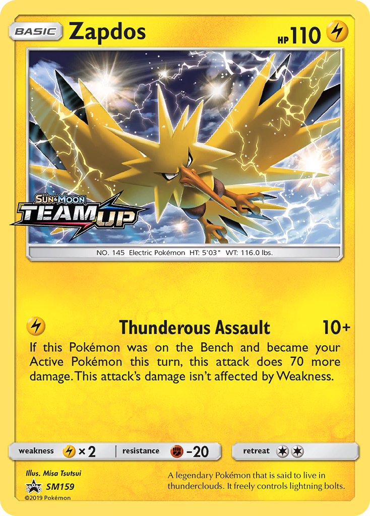 Zapdos – SM Black Star Promos SM159 Pokémon card