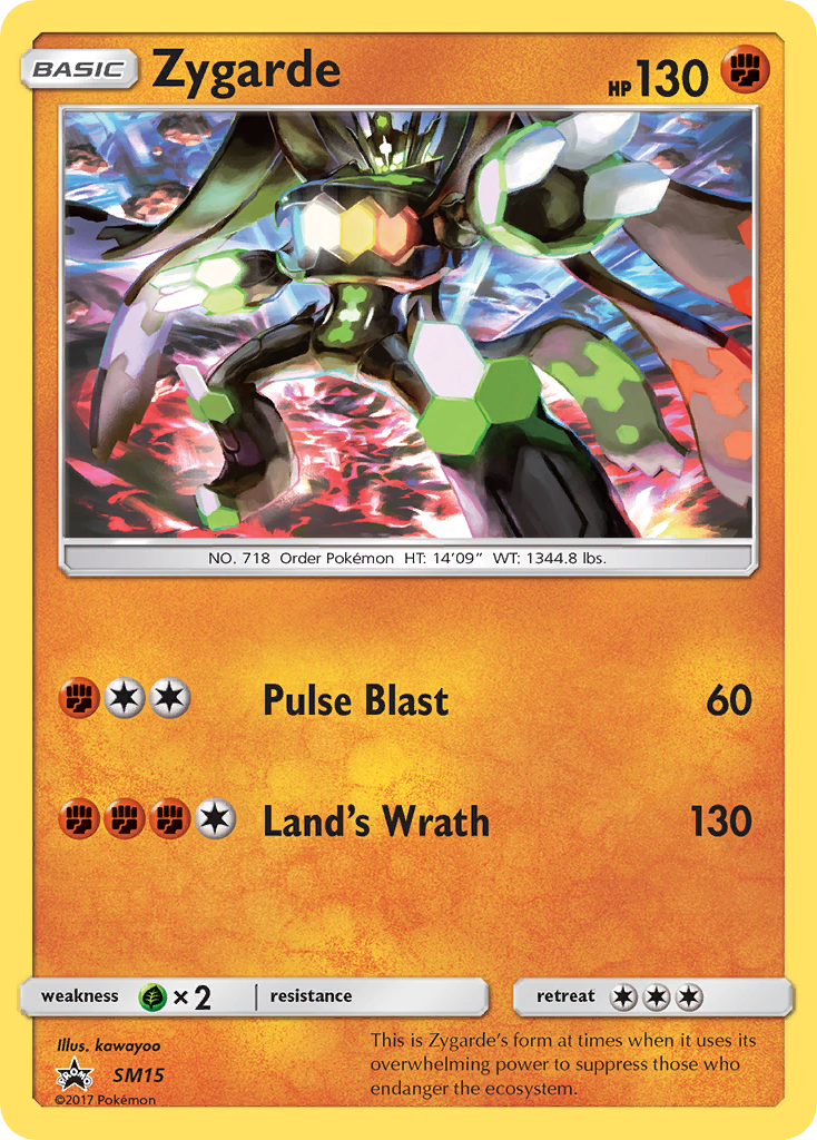 Zygarde – SM Black Star Promos SM15 Pokémon card