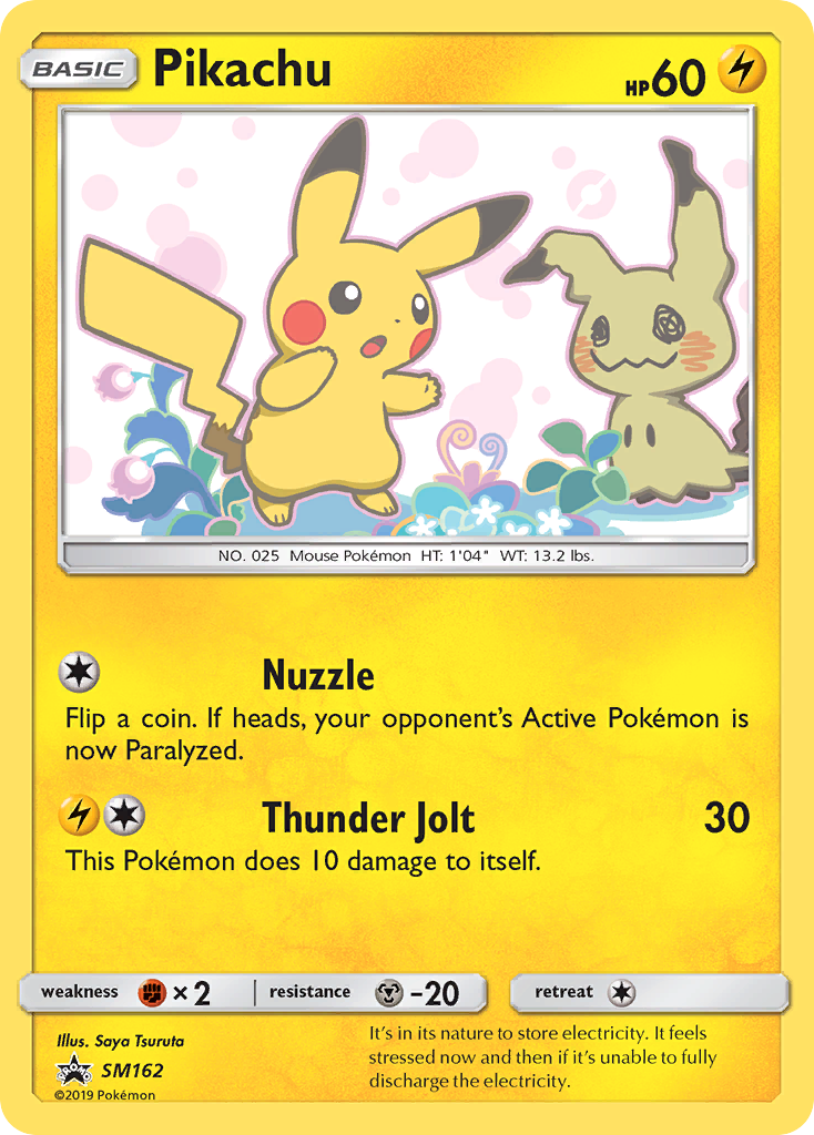 Pikachu – SM Black Star Promos SM162 Pokémon card