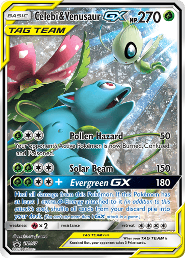 Celebi & Venusaur-GX - SM Black Star Promos SM167