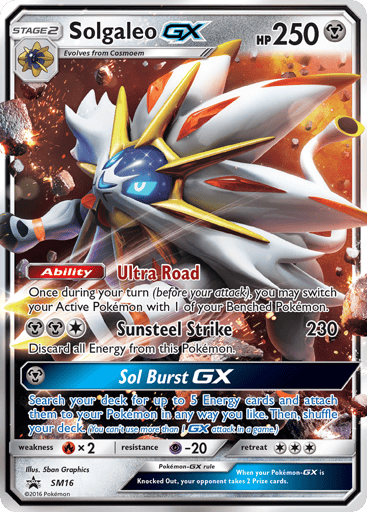 Solgaleo-GX - SM Black Star Promos SM16