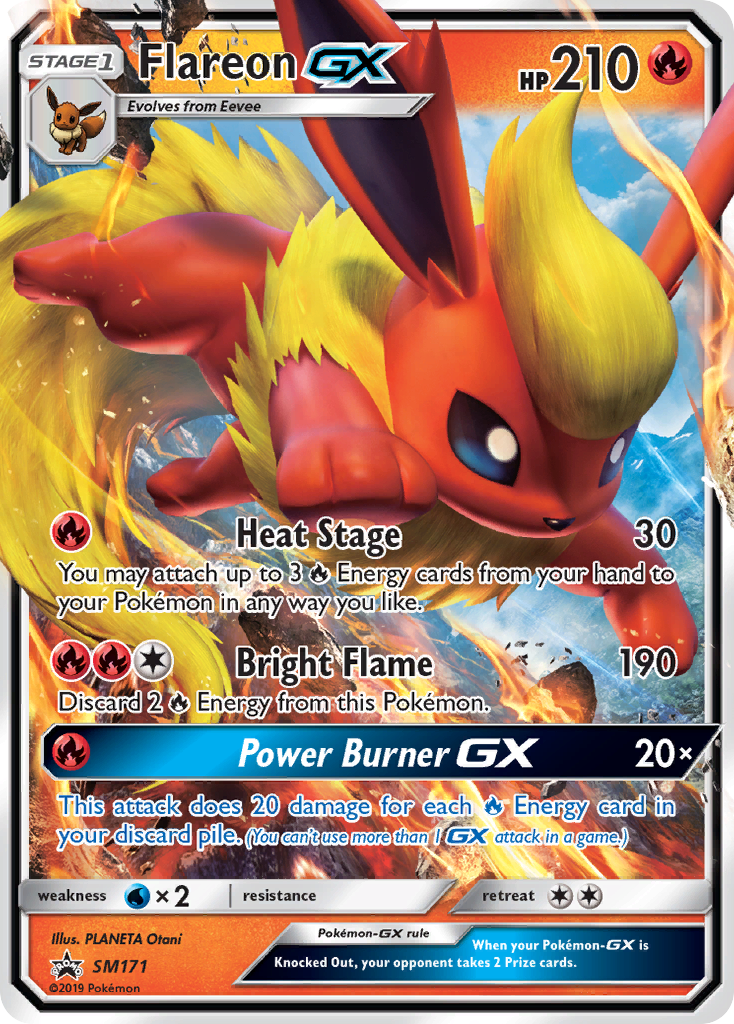 Flareon-GX – SM Black Star Promos SM171 Pokémon card