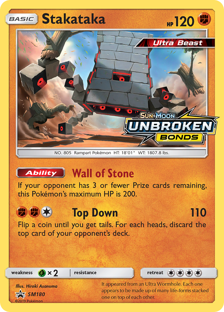 Stakataka – SM Black Star Promos SM180 Pokémon card