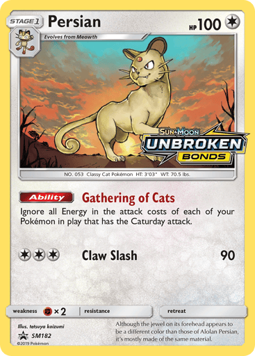 Persian - SM Black Star Promos SM182