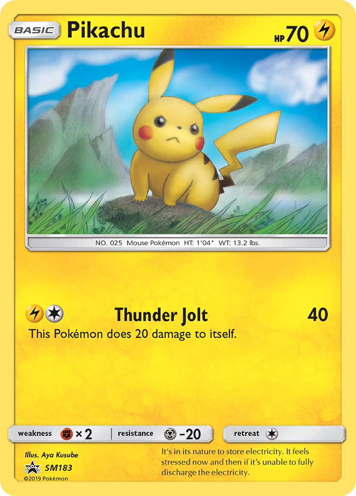 Pikachu – SM Black Star Promos SM183 Pokémon card