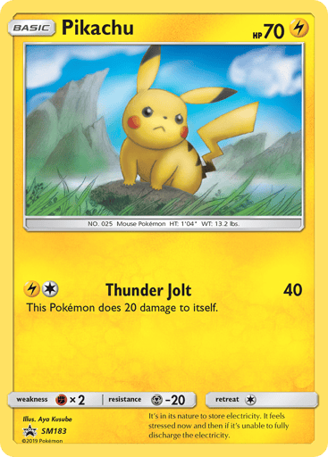 Pikachu - SM Black Star Promos SM183