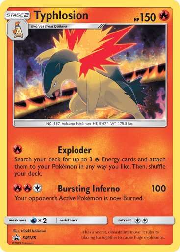 Typhlosion - SM Black Star Promos SM185