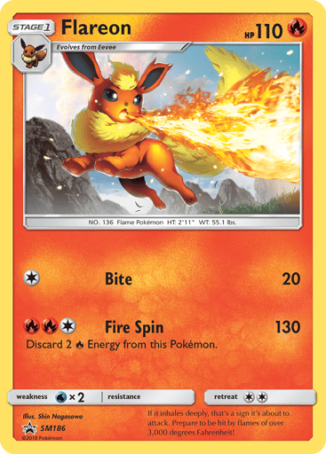 Flareon - SM Black Star Promos SM186
