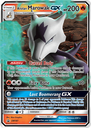 Alolan Marowak-GX - SM Black Star Promos SM187