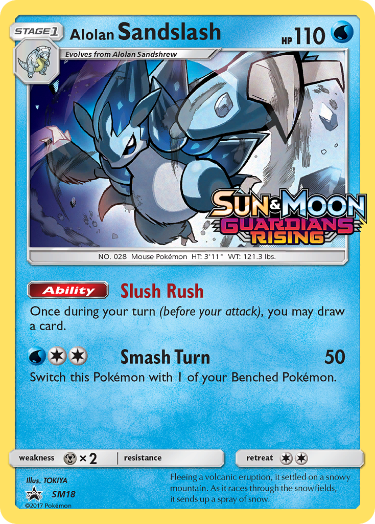Alolan Sandslash – SM Black Star Promos SM18 Pokémon card