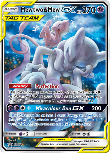 Mewtwo & Mew-GX - SM Black Star Promos SM191