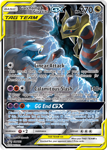 Garchomp & Giratina-GX - SM Black Star Promos SM193