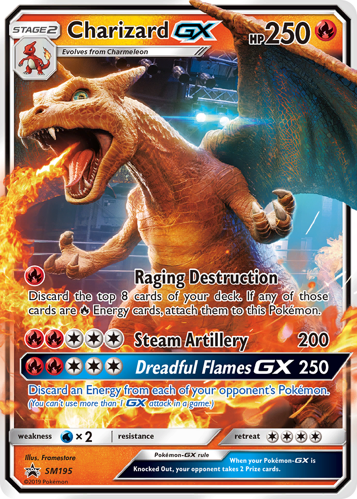 Charizard-GX – SM Black Star Promos SM195 Pokémon card