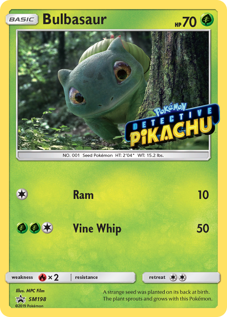 Bulbasaur – SM Black Star Promos SM198 Pokémon card