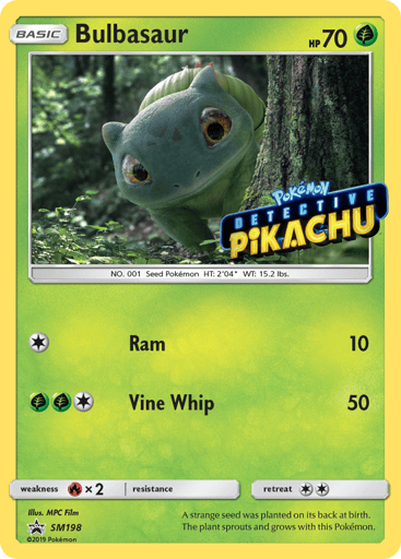 Bulbasaur - SM Black Star Promos SM198