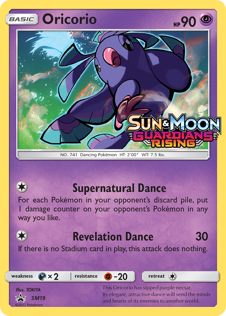Oricorio – SM Black Star Promos SM19 Pokémon card
