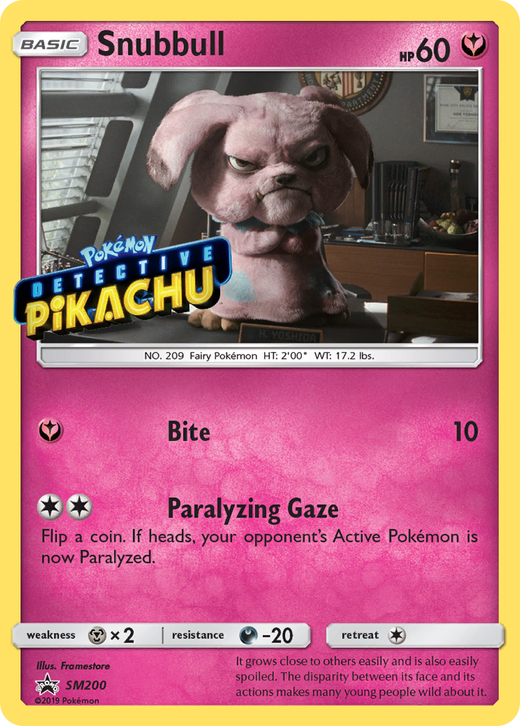 Snubbull – SM Black Star Promos SM200 Pokémon card