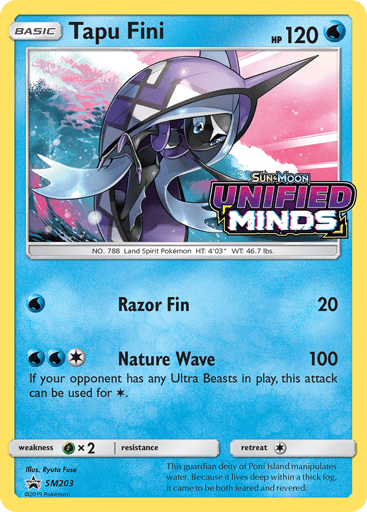 Tapu Fini - SM Black Star Promos SM203