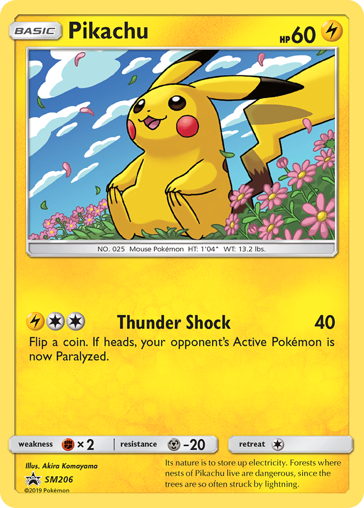 Pikachu – SM Black Star Promos SM206 Pokémon card