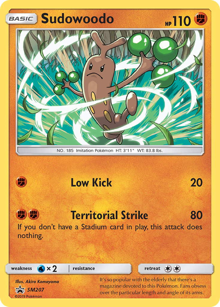 Sudowoodo – SM Black Star Promos SM207 Pokémon card