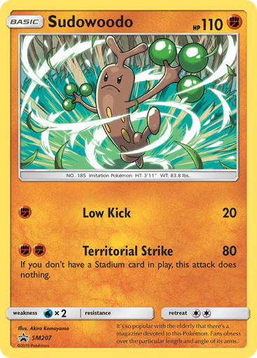 Sudowoodo - SM Black Star Promos SM207