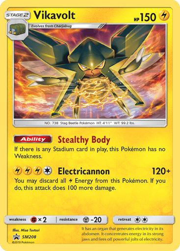 Vikavolt - SM Black Star Promos SM208
