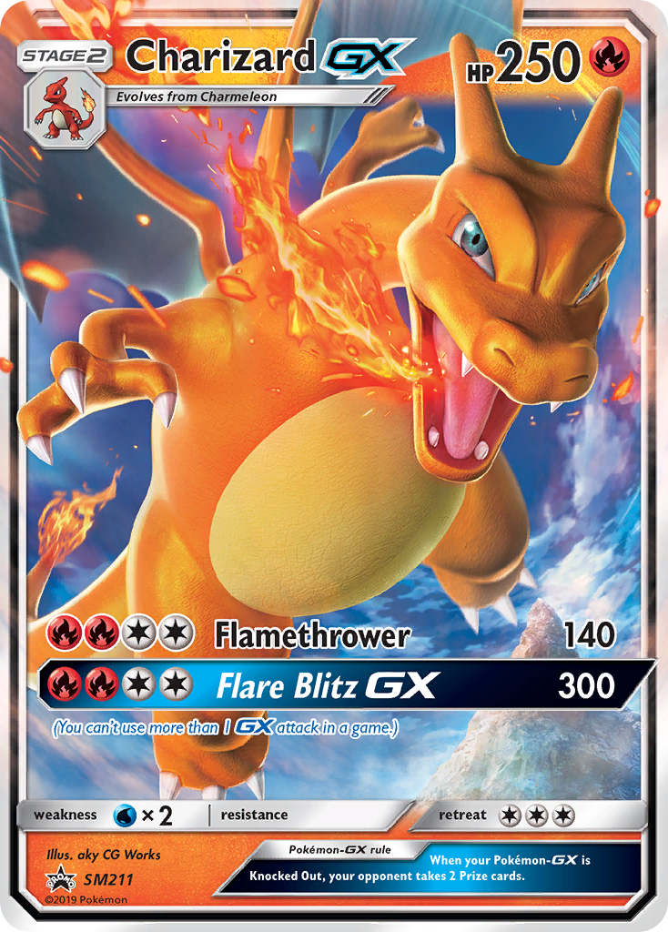Charizard-GX – SM Black Star Promos SM211 Pokémon card