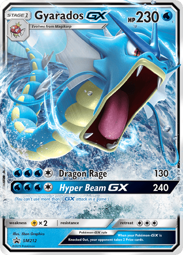 Gyarados-GX - SM Black Star Promos SM212