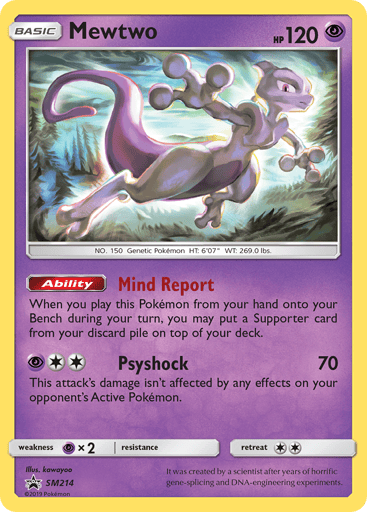 Mewtwo - SM Black Star Promos SM214