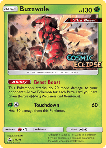 Buzzwole - SM Black Star Promos SM218