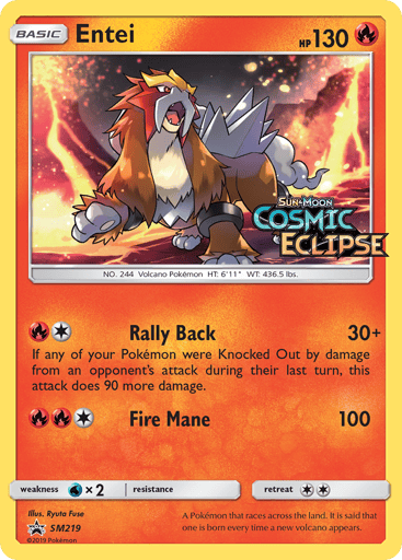 Entei - SM Black Star Promos SM219