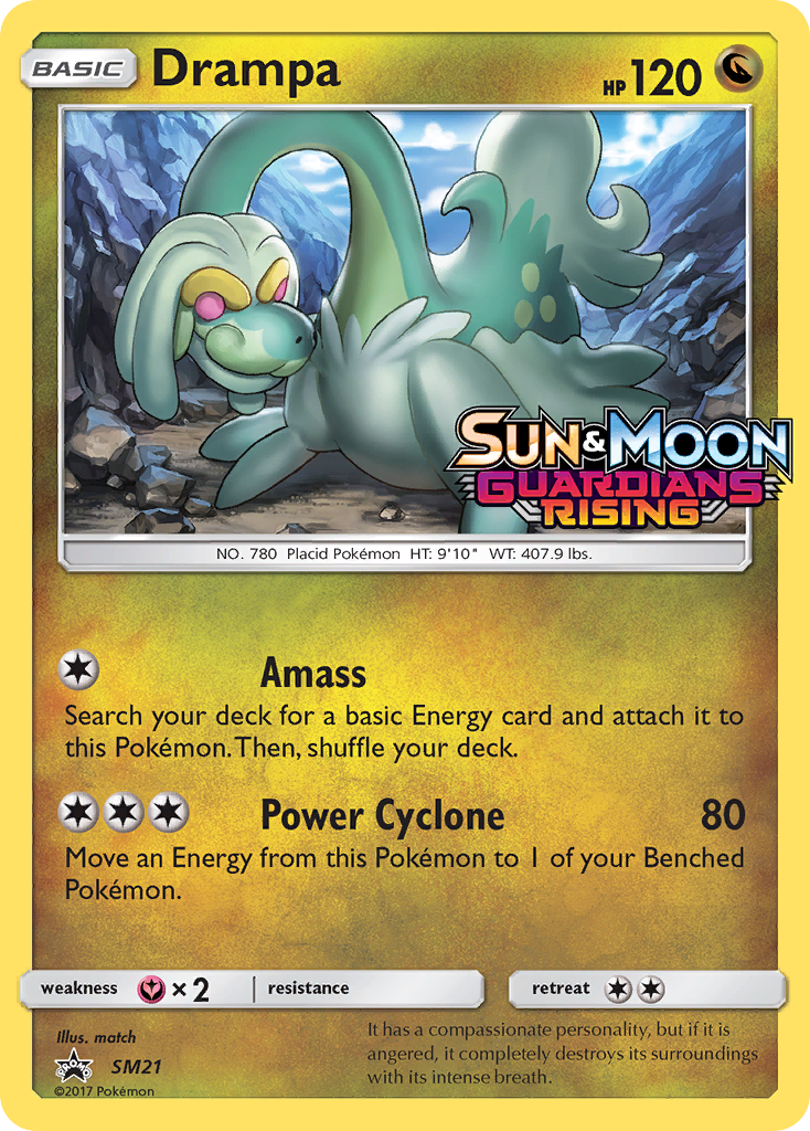 Drampa – SM Black Star Promos SM21 Pokémon card