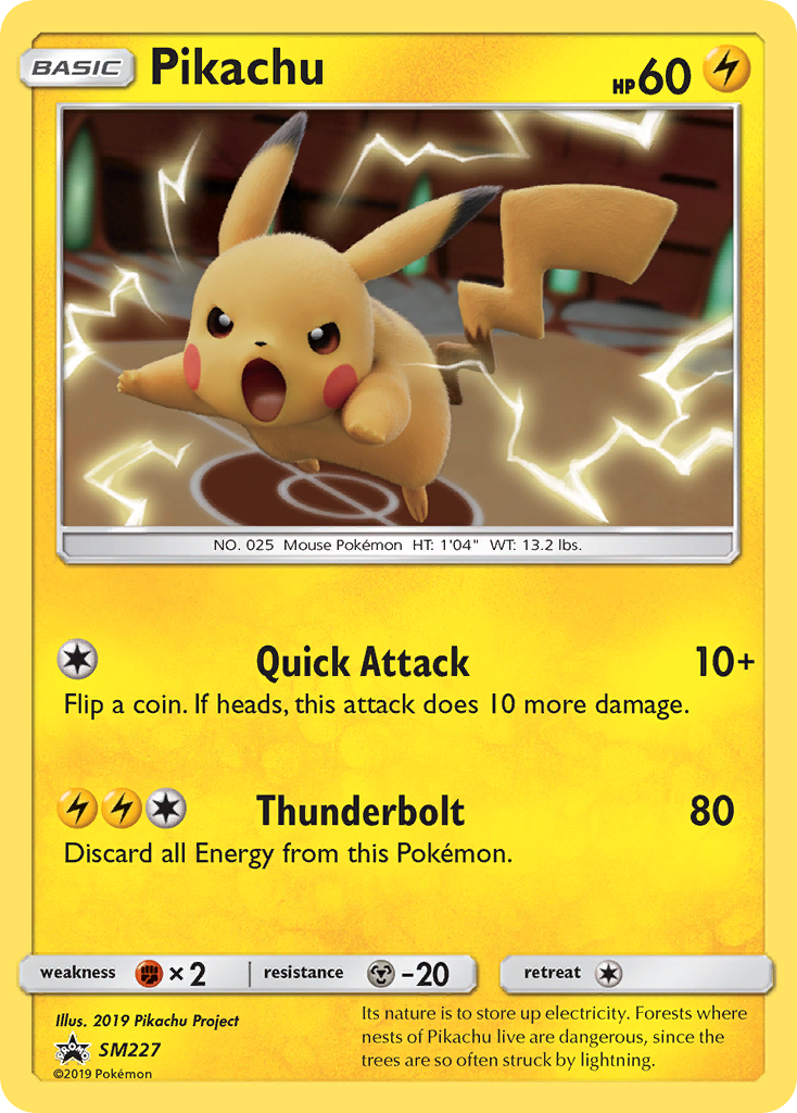 Pikachu – SM Black Star Promos SM227 Pokémon card