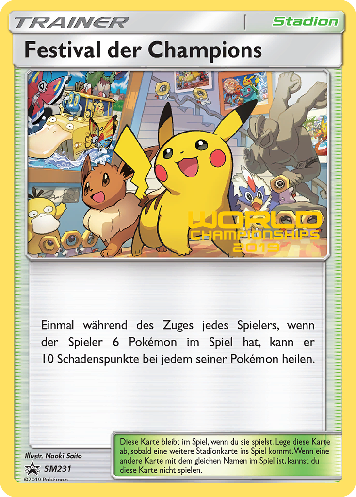 Champions Festival – SM Black Star Promos SM231 Pokémon card